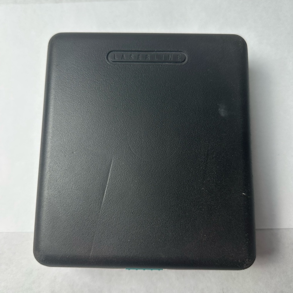 VTG Laserline Black CD DVD Portable Hard Case- 12 Disc Storage Holder